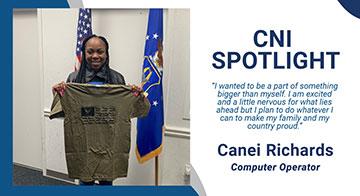 CNI SPOTLIGHT - Canei Richards, Computer Operator